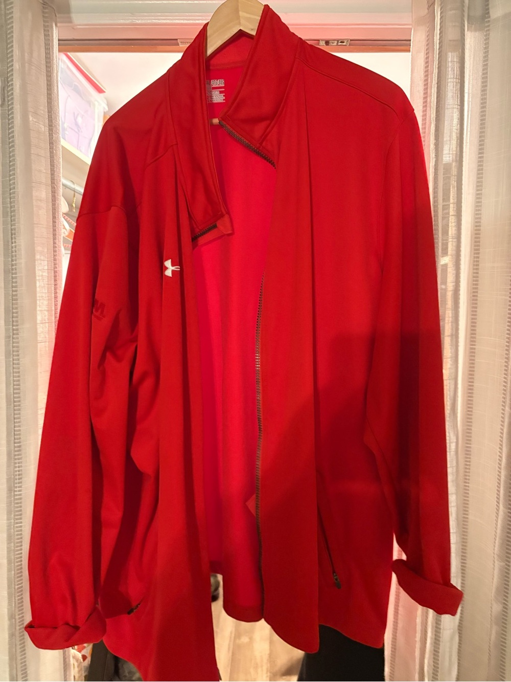 Under Armour Men’s Red Full-Zip Performance Jacket